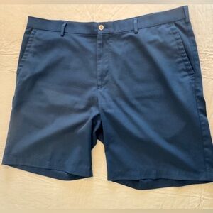 NWOT Peter Millar Wicking Navy Blue Shorts 42